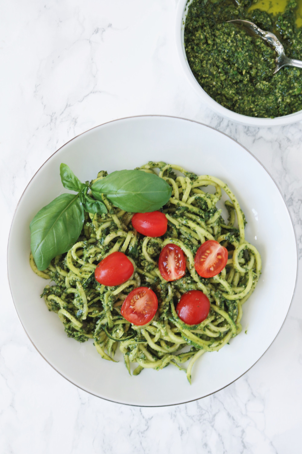 Garlic Scape Basil Pesto Recipe Genuine Wellness