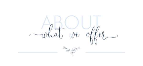 About What we Offer About What we Offer